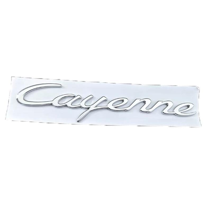 Porsche Cayenne rear emblem, Cayenne S emblem, GTS Turbo emblem, English lettering emblem, car emblem, modification