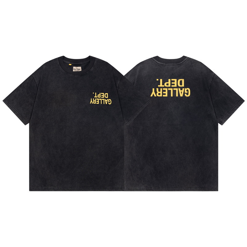 Al por mayor galería DEPT lavado apenado manga corta de moda vintage cráneo imprimir pareja desgaste suelta camiseta verano