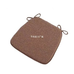 餐椅垫坐垫中式马蹄形四季通用棉麻防滑色椅子垫餐厅家用可拆洗