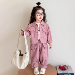女童套装早秋季2025年新款时髦女宝宝穿搭初秋儿童秋装衣服两件套
