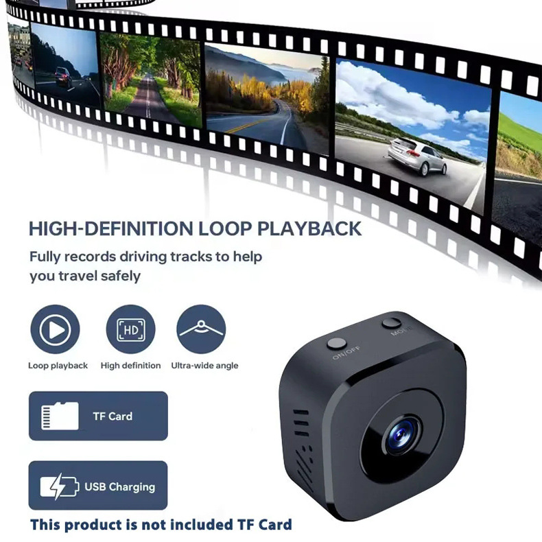 Pil Kablosuz WiFi Ağ Kartı Telefon Uzaktan Kumanda Ev İç Mekan HD İzleme Kamerası Stok Toptan
