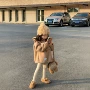 宽松保暖加厚女童大衣