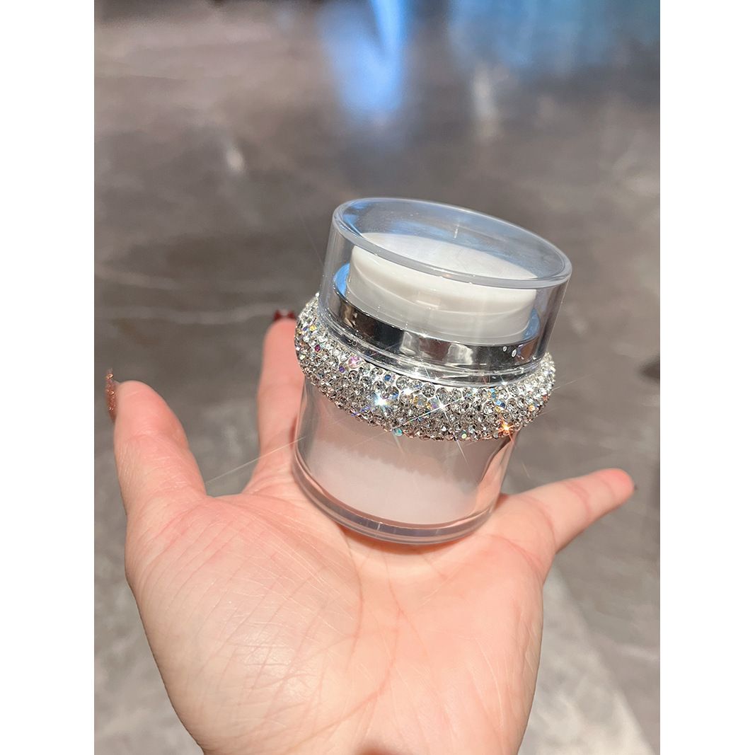 镶钻真空面霜分装瓶按压式膏状小样护肤化妆品跨境爆款厂家直销