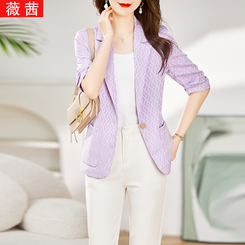 Classic spring summer professional classic suit jacket