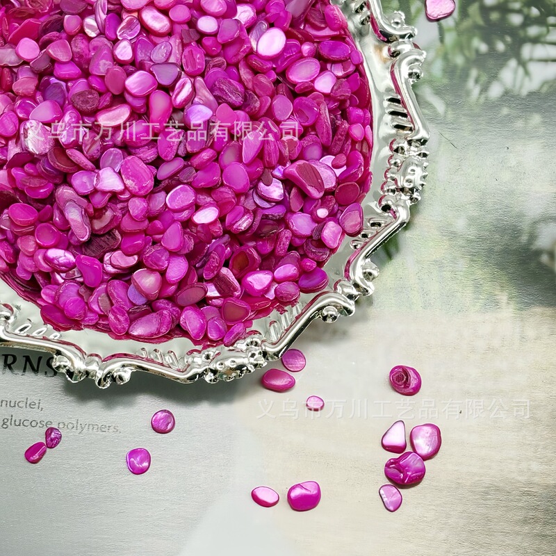 Handmade Manicure Crystal Shell Gravel DIY Colorfulful Shell Fragments 3-6mm Asymmetrical Decorative Materials Crafts Accessories