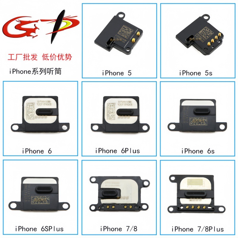 适用于苹果手机听筒iphone6plus/6代/7P/8P/X/XR/XSMAX/11/12/13