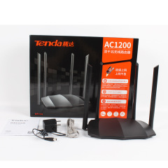 騰達AC8四アンテナデュアルバンド1200M無線ルーティングギガビットポート家庭用wifi光ファイバ5Gインテリジェント安定