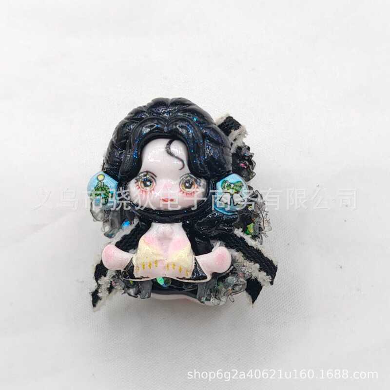 通孔重工卡通双面sp蝴蝶结串珠笔配件手机钥匙链包链手工diy饰品|undefined