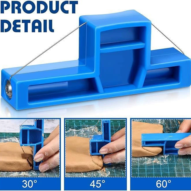 Ручка для резки керамической глины U-образная, инструмент для работы с глиной, угловой резак из нержавеющей стали