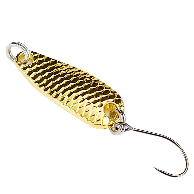 Metal Spoons Fishing Lures Leech Flutter Spoon Fresh Water Bass Swimbait Tackle Gear