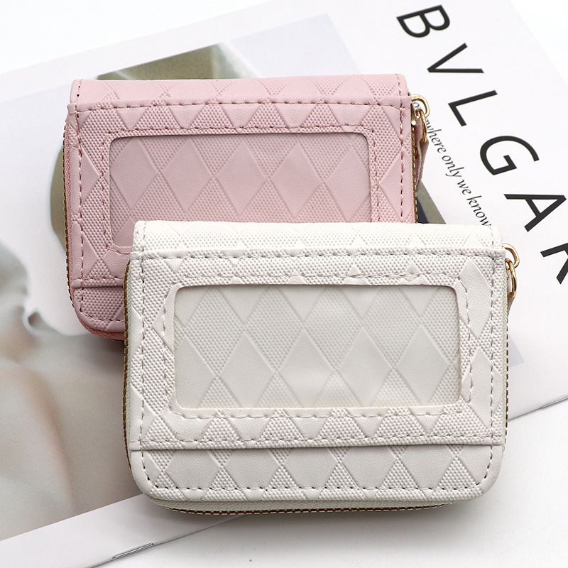 Nueva bolsa de tarjetas de órgano para mujeres versión coreana simple bolso de cambio para hombres de gran capacidad multi-tarjeta cartera de tarjetas de licencia de conducir antirrobo