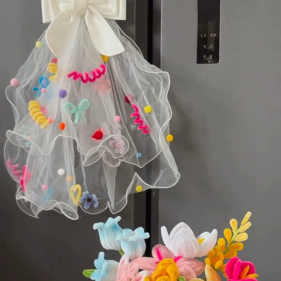 Pilsan Play Car, materials set with bow for bride, DIY