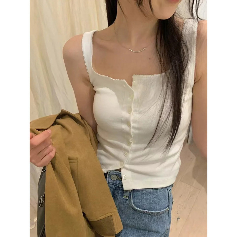 Now the New 2026 Summer Model from Korean Designer Vege*Able Is a Sweet Single-Breasted Lace-Trimmed Vest