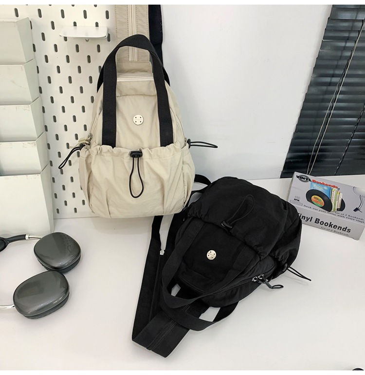Backpack Men's And Women's 2025 Multifunctional Breast Bag Lightweight Nylon Cloth Bag Single Shoulder High Value Work Commuter Messenger Bag_voghion.com