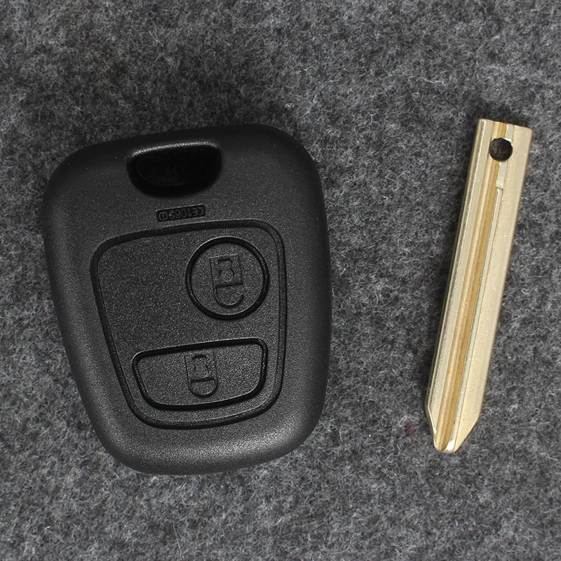 Для Peugeot 206/207/307 ключ корпус логотип Citroen C2/Picasso прямой корпус пульта дистанционного управления