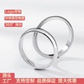 工厂不锈钢戒指时尚简约个性网红日韩流行钛钢素圈指环配饰厂家