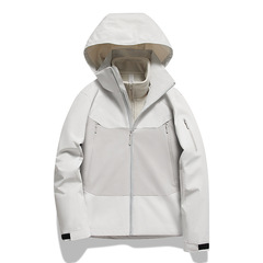 2025秋冬户外冲锋衣两件套可拆卸男女款外套加绒加厚三合一登山服