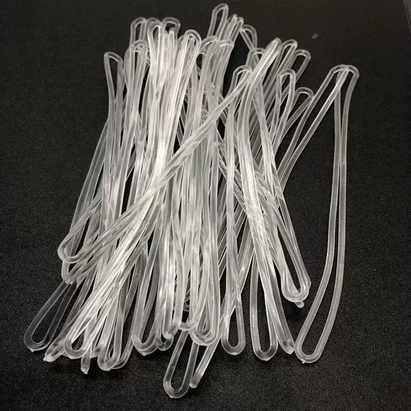 Environmental protection PVC transparent rope luggage hanging rope boarding pass hanging rope luggage tag hanging rope transparent rope cross-border transmission