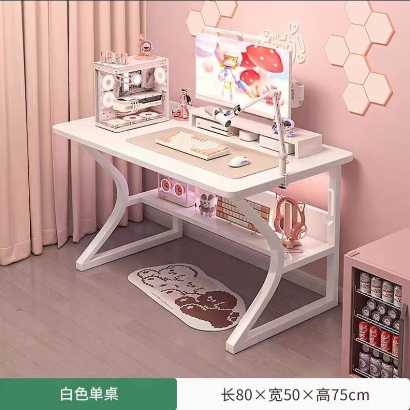 电脑桌台式家用电竞桌卧室加厚粗桌子工作台书桌学生学习桌办公桌|undefined