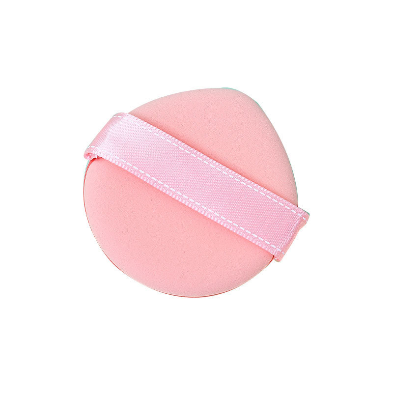 Fábrica de galletas de fresa personalizadas, cojín, soplo de polvo, polvo, seco y húmedo, doble propósito, esponja de maquillaje sin látex, soplo de dedo