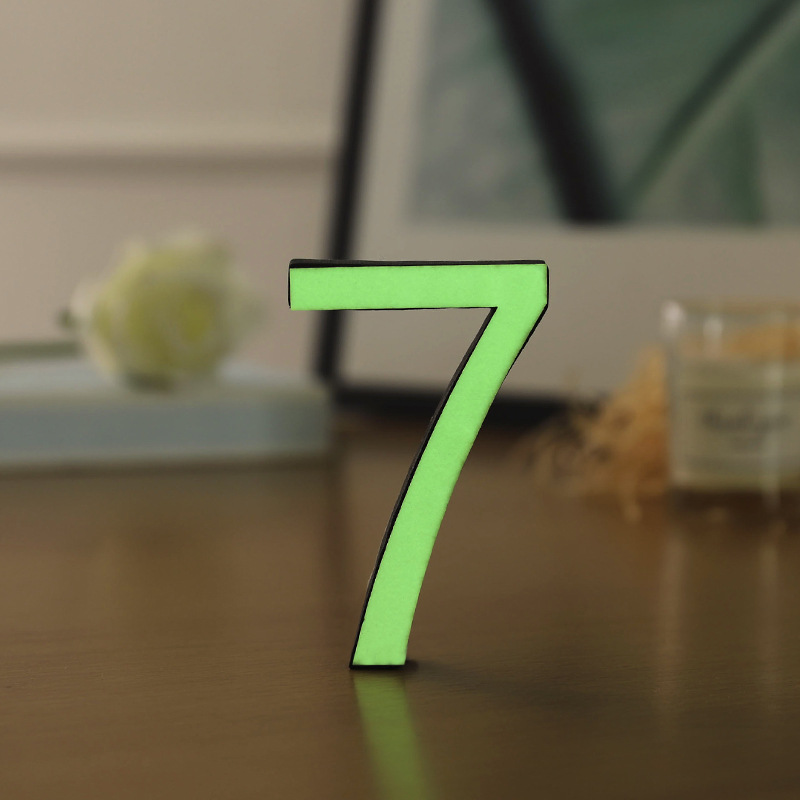3D Luminou EVA Arabic Numeral Decorative Creative Wall Cro-Border Hot Selling Home Decoration Acrylic Mirror_voghion.com