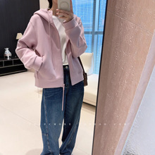 燕小麦 挚爱小暖炉~科耐丽绒蓄热保暖卫衣25冬季宽松保暖外套连帽