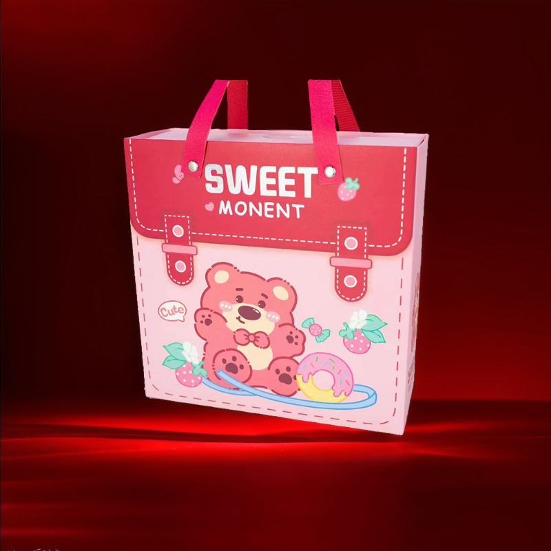 Newborn Baby Baby Full Moon Gift Box Kindergarten First Birthday Gift Handheld Drawer Box Wedding Gift Box