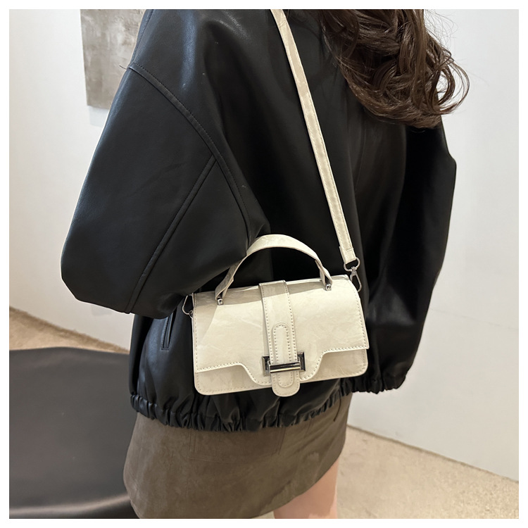 2024 New style women's trendy, fashionable and high-quality single-shoulder handbag, autumn commuting crossbody small square bag undefined