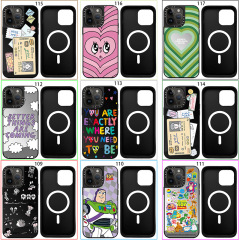 原版鏡面磁吸適用蘋果iPhone14ProMax手機殼13/15Ultra潮牌12防摔