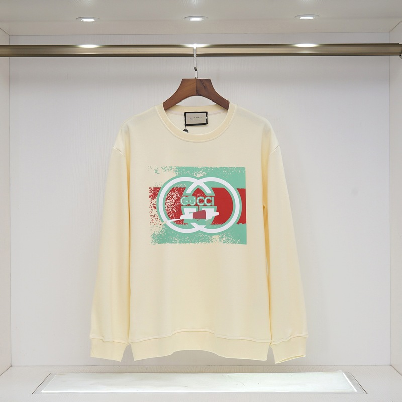 跨境新款古GU满印奇CCI魔术贴连帽卫衣网红上衣衣服长袖上衣外套|undefined