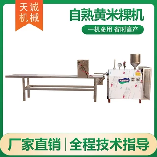 现货供应全自动黄米粿机器 新型出机自熟年糕条设备