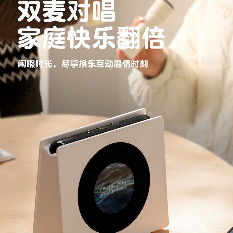 マイクスピーカー一体無線ブルートゥースk歌小スピーカー屋外携帯ミニ歌神器誕生日プレゼント|undefined