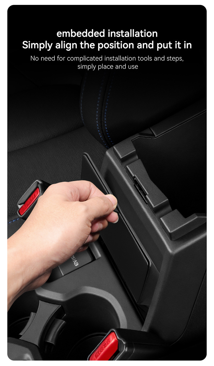 Suitable for 25 Subaru Forester Armrest Boxes, Hidden Storage Boxes, Storage and Storage Car Supplies Modification Accessories