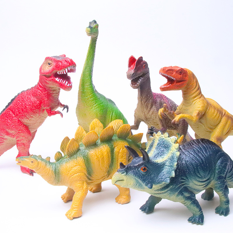侏罗纪儿童恐龙玩具软胶套装组合大全小男女孩仿真动物模型霸王龙
