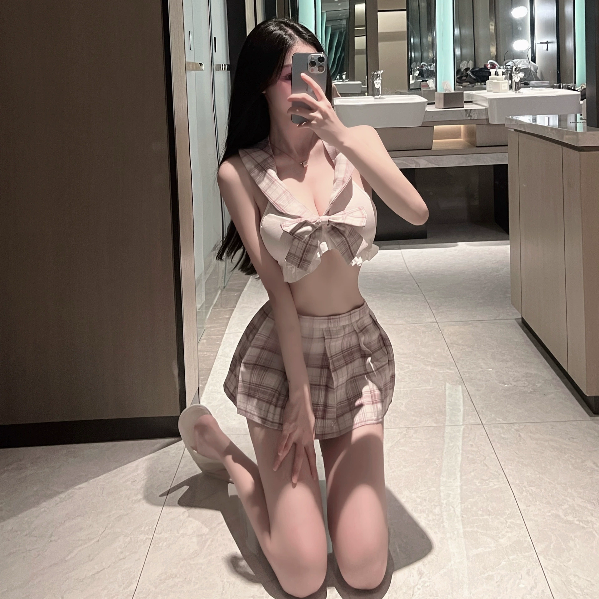 Sexy underwear for students, summer uniform
