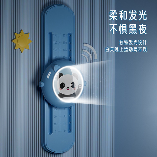 High-touch device for children to touch high and jump with voice counting artifact. High-jump training equipment to grow taller and bounce to help increase exercise.