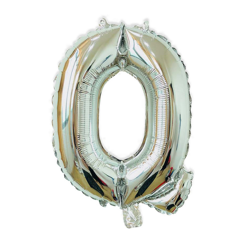 Globo de letra de película de aluminio de 16 pulgadas, versión americana en mayúsculas, cuerpo delgado, pinyin en inglés, decoración de caracteres, globo de papel de aluminio AZ al por mayor