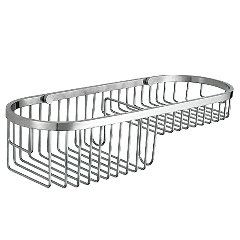 Multifunctional Bathroom Storage Basket Sn500 Bathroom Basket Space-Saving Stainless Steel 304 Shower Rack Bathroom Basket