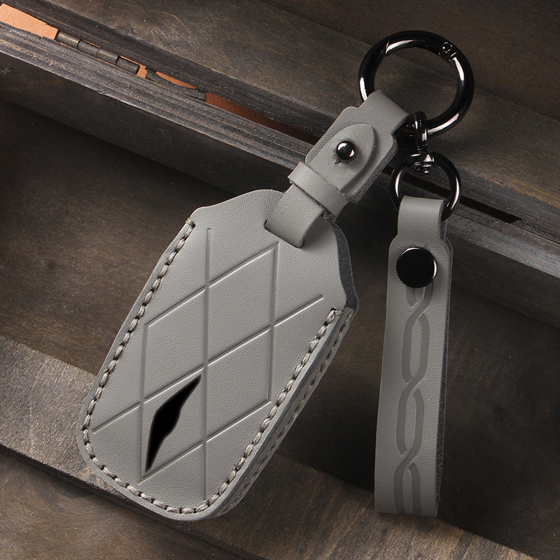 For Genius Car Key Case GV60 Key GV90 Protective Shell Leather Car Key Protective Cover For Genius Car Key Case GV60 Key GV90 Protective Shell Leather Car Key Protective Cover