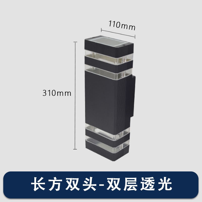직사각형 더블 헤드 (2 층)
