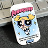 The Powerpuff Girls Inflatable Lighter Pink Flame Cartoon Cute High-value ing Metal Windproof Can