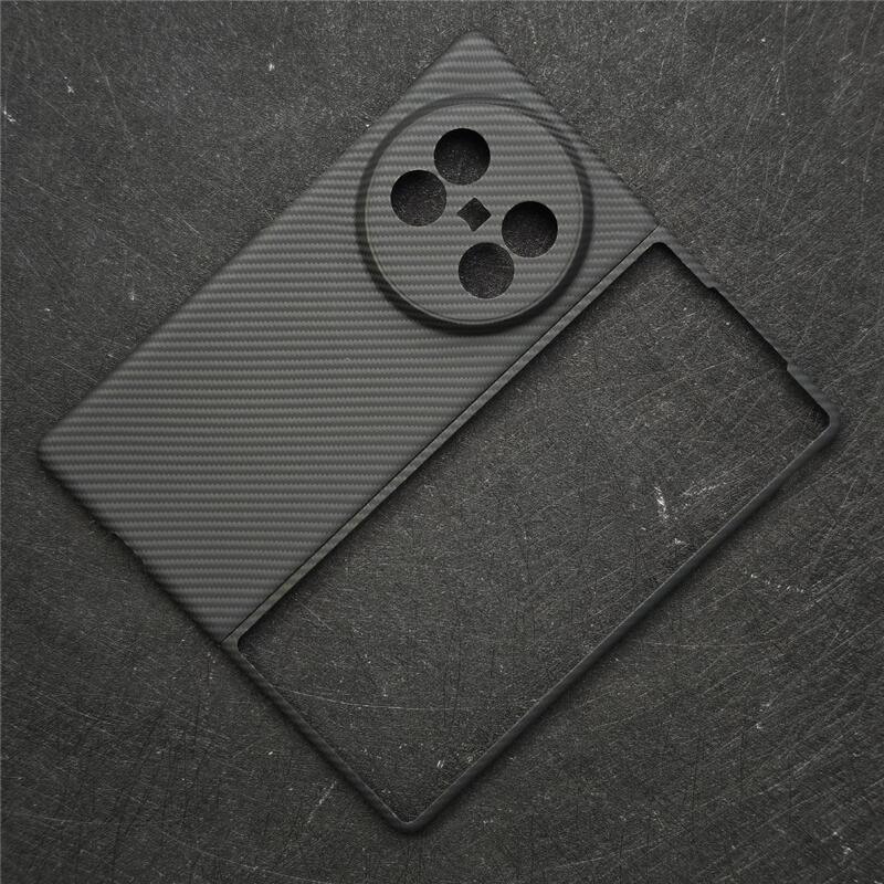 新しい vivo xfold5 ケブラー携帯電話ケース Xfold5 中央軸携帯電話ハードシェルアラミドカーボンファイバーに適しています|undefined