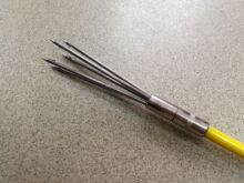 不銹鋼潛水魚槍工厂定制户外水下射魚槍射魚箭赶海叉鱼伸缩玻纤杆