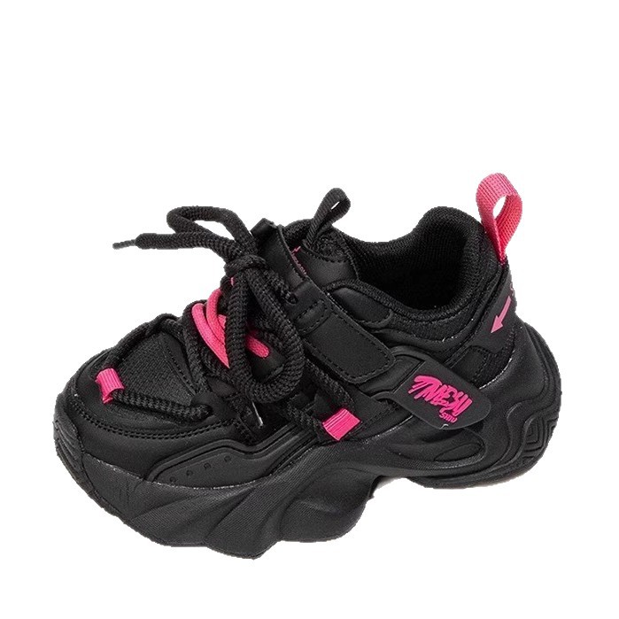 Zapatos deportivos de niñas 2025 nuevo otoño y invierno para niños con zapatos de terciopelo para niñas zapatos de algodón zapatos casuales para niños grandes
