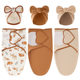 Foreign trade Europe and the United States cross-border e-commerce newborn baby baby delivery room wrap towel Indian hat two-piece baby spring silkworm sleeping bag