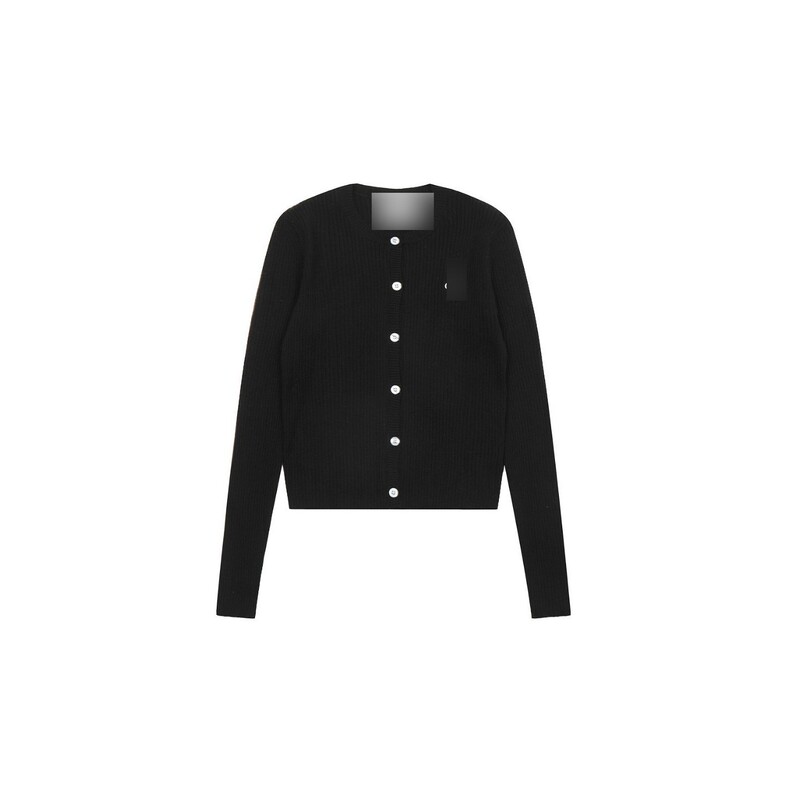 Cross-border CK brand pink ribbed knit cardigan for women, suitable for spring and autumn, single-breasted, slim-fit sweater, versatile outerwear Cross-border CK brand pink ribbed knit cardigan for women, suitable for spring and autumn, single-breasted, slim-fit sweater, versatile outerwear