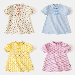 嘟嘟家童裝女寶夏季國風連衣裙女童夏款公主裙夏裝嬰兒連衣裙童裝