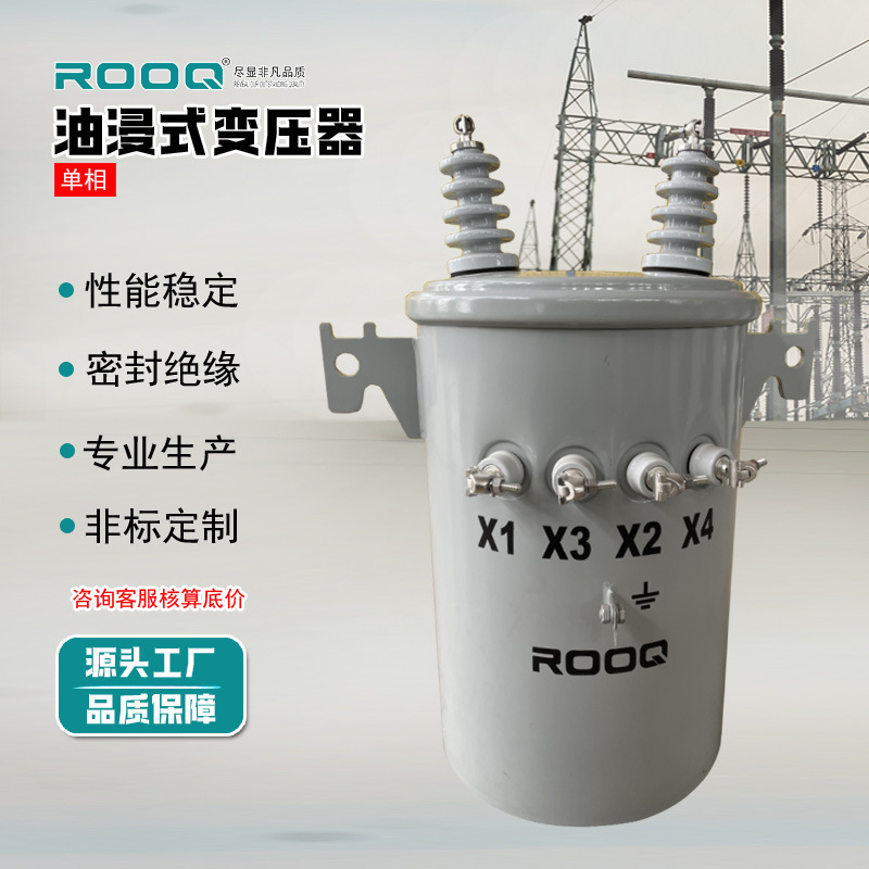 37.5Kva Single-Phase Oil-Immersed Transformer 25Kva Power Transformer Pole-Mounted Distribution Transformer Manufacturer 37.5Kva Single-Phase Oil-Immersed Transformer 25Kva Power Transformer Pole-Mounted Distribution Transformer Manufacturer