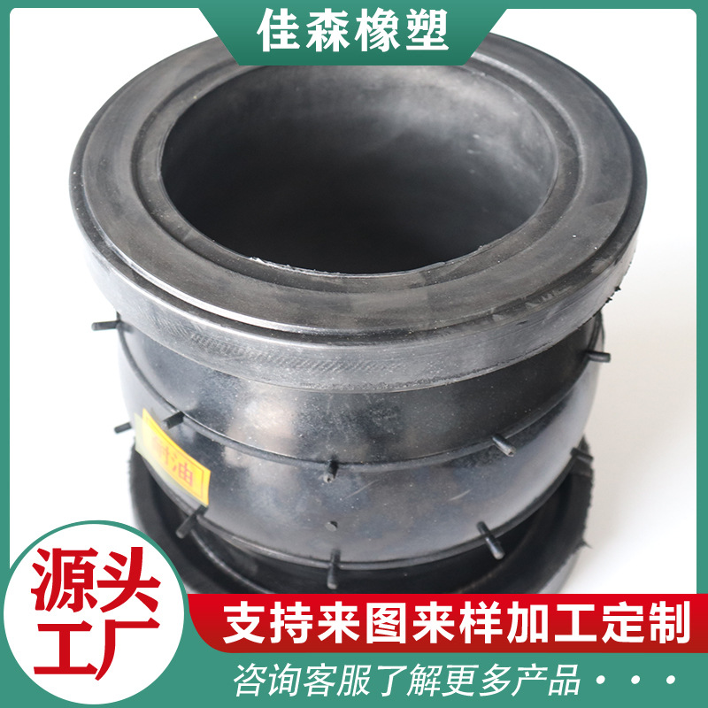 橡胶补偿器纤维织物圆方矩形非金属电厂专用风道法兰式波纹膨胀节