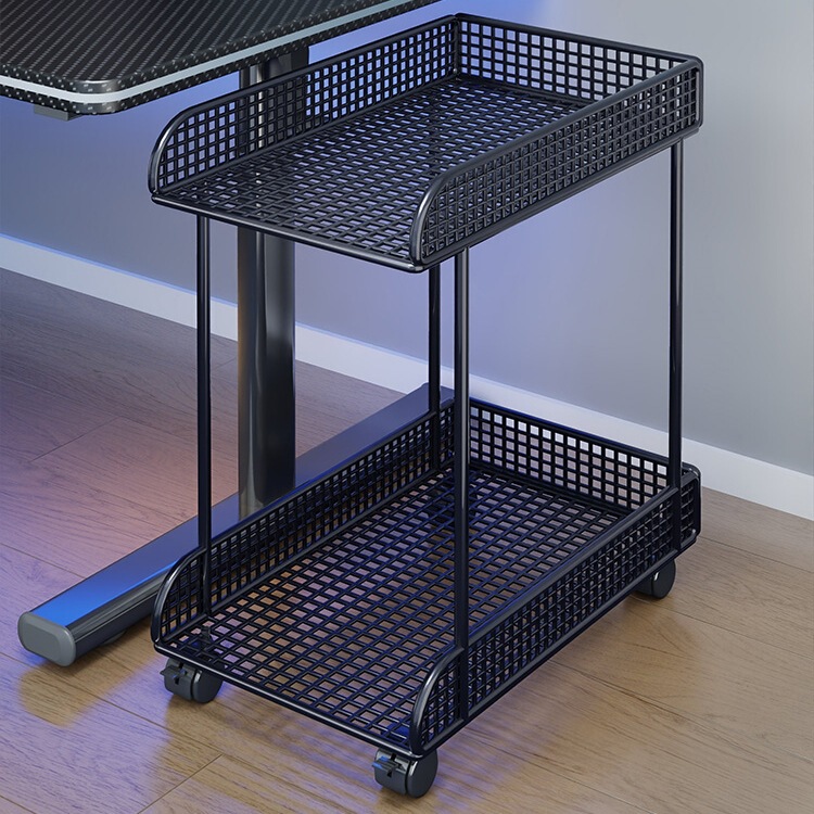 Computer Host Bracket Bracket under the Table Removable Chassis Base Storage Rack Desktop Office Tray Trolley